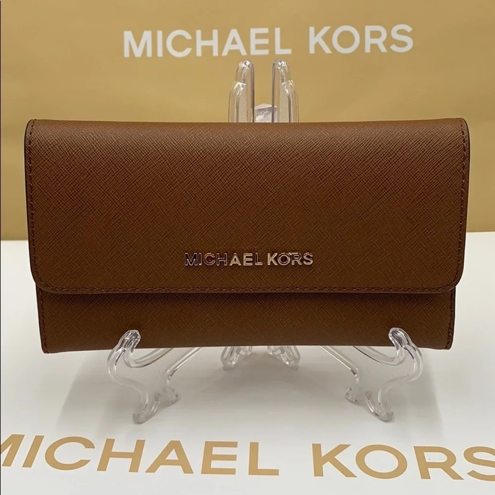 Michael Kors Jet Set Travel Lg Trifold Wallet